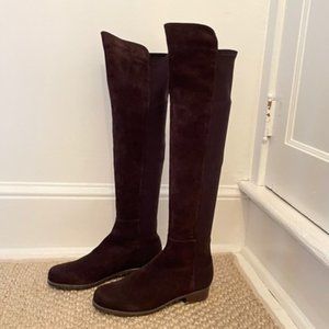 💖💖Stuart Weitzman Chocolate 5050 Boots/Booties